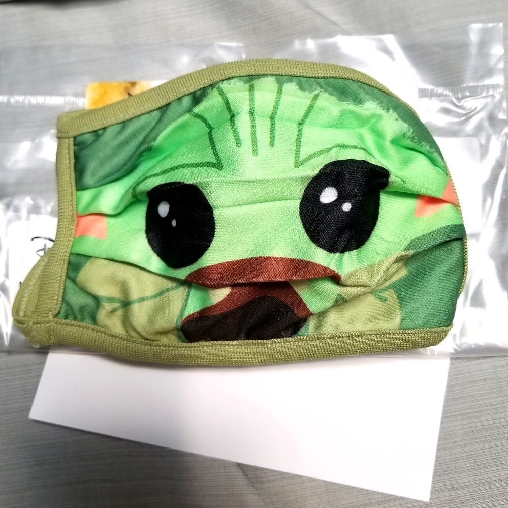 SOLD!!!  Disney "THE CHILD" Mandalorian Cloth Face Mask